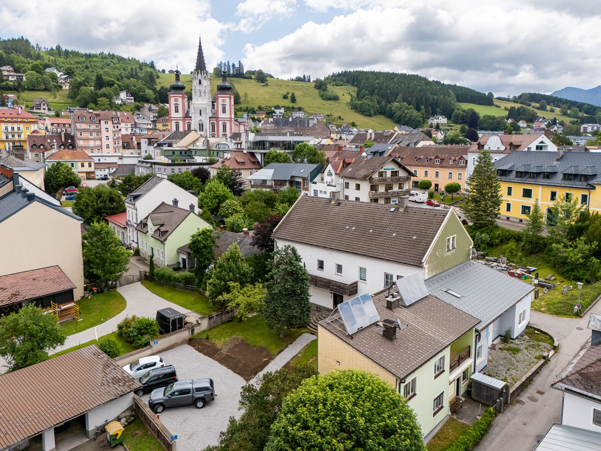 Rekreačný byt Steinmetz - výhľad na dom 