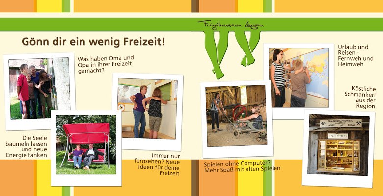 Display boards on the subject of leisure, &copy; Freizeitmuseum Langu