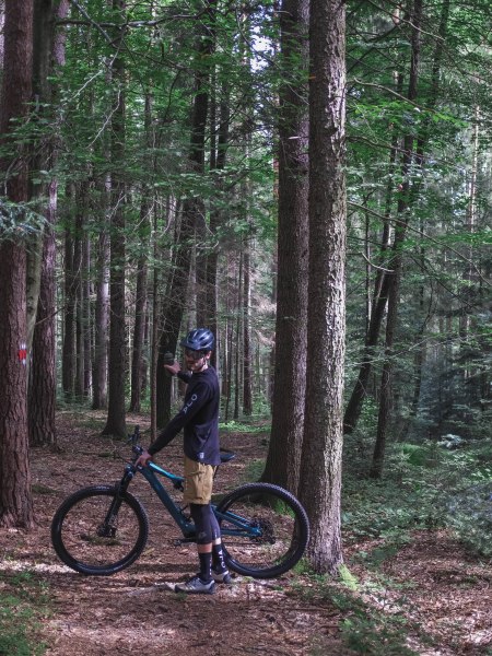 Gravelbiking cez les, © Jiří Dužár