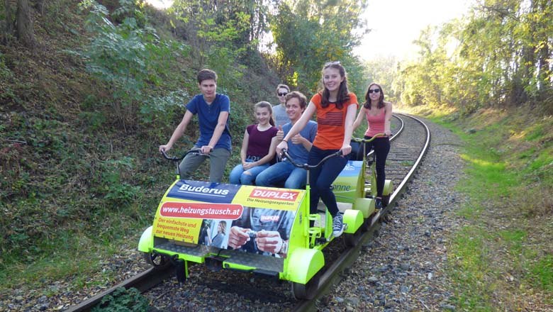 With the trolley through the Weinviertel, © Weinvierteldraisine