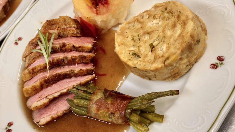 Hotel zur Linde Duck breast, © Ing. Matthias Schön