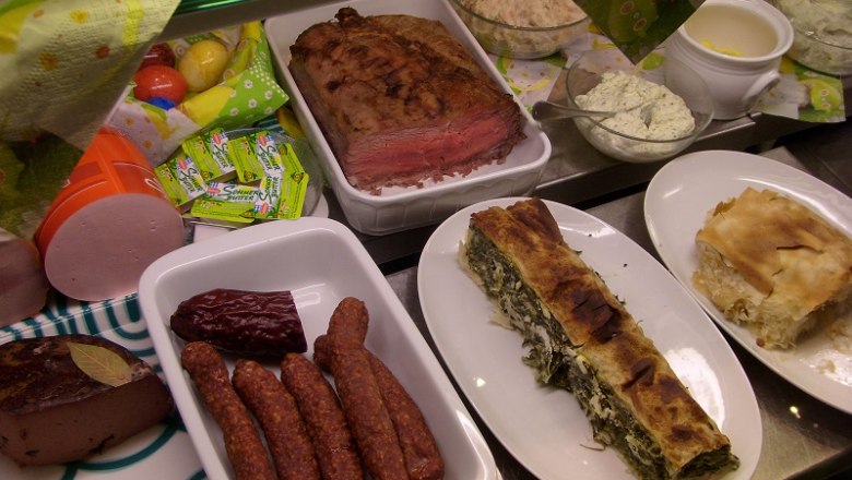 Heurigen buffet, &copy; Laffer Hans