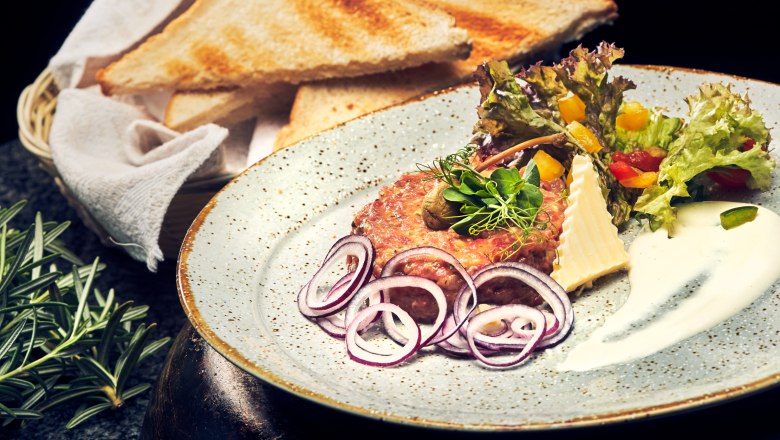 Beef tartare, © Niederösterreich Werbung/Andreas Hofer