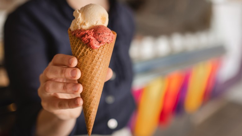 In-house ice cream parlor with a view of the monastery, &copy; Nieder&ouml;sterreich Werbung/Daniela F&uuml;hrer