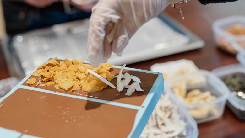 Čokol&aacute;dov&eacute; tyčinky HEIDI Workshop, &copy; Heidi Chocolat