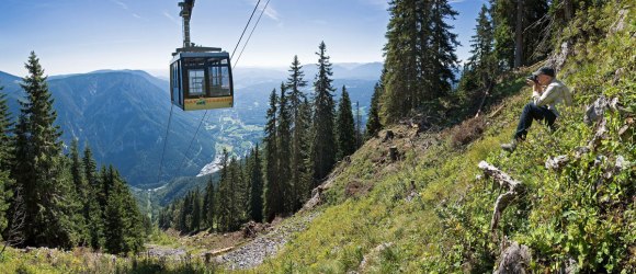 Prvá visutá lanovka v Rakúsku, © Wiener Alpen in Niederösterreich/Franz Zwickl