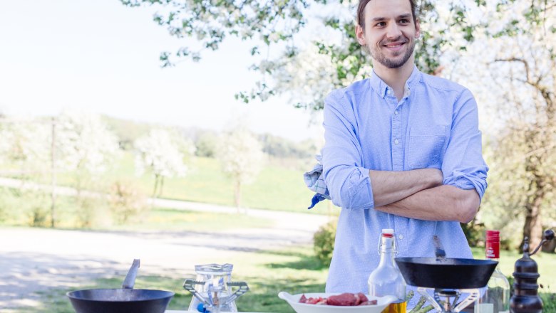 Koch Wolfgang Pillgrab verw&ouml;hnt die G&auml;ste, &copy; schwarz-koenig.at