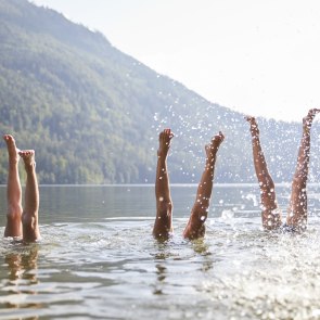 Vodná zábava Lunz am See, © Sophie Kirchner für Refugium Lunz