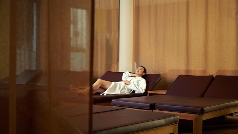Relaxačná miestnosť Therme Laa, © Therme Laa – Hotel &amp; Silent Spa