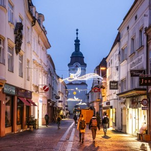 Predvianočná atmosféra v historickom centre mesta Krems, © Robert Herbst