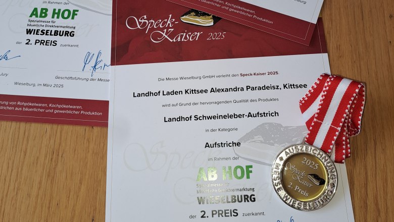 Landhof Laden Kittsee, certificates, &copy; Landhof Laden Kittsee