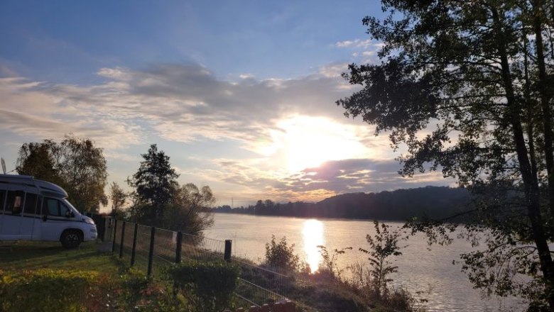 Danube view, © Camping Marbach Danube view, © Camping Marbach