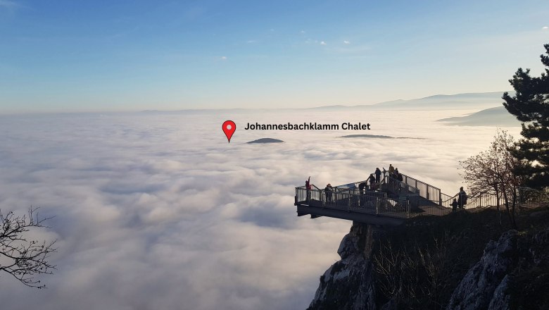 Sightseeing Skywalk Hohe Wand, &copy; Johannesbachklamm Chalet