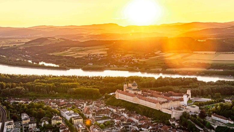 Melk aerial view, &copy; Robert Herbst