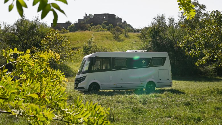 Camping in Falkenstein, &copy; Weinviertel Tourismus GmbH / Lisa Sedlatsch