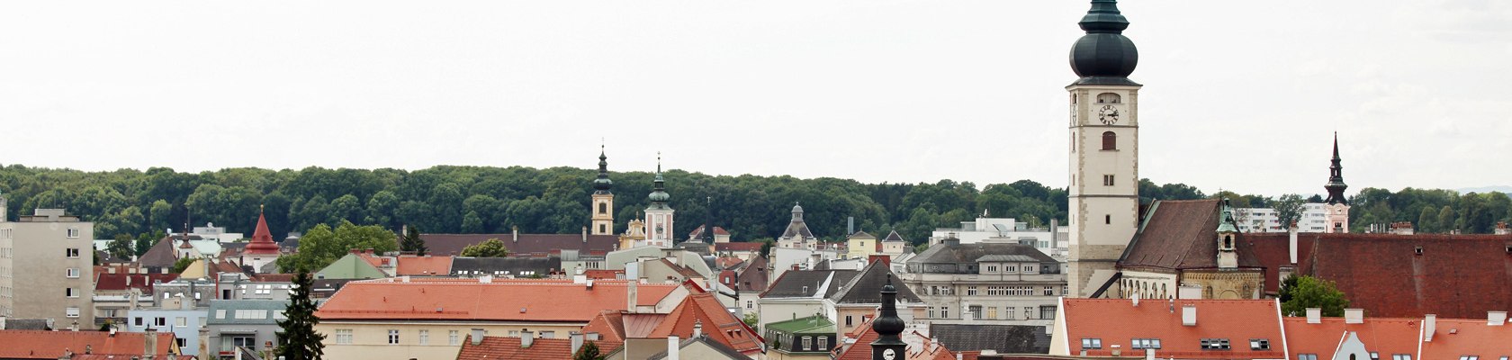 Panoramabild Landeshauptstadt St. Pölten, © Mostviertel Tourismus/ Gabriele Schwarz-König