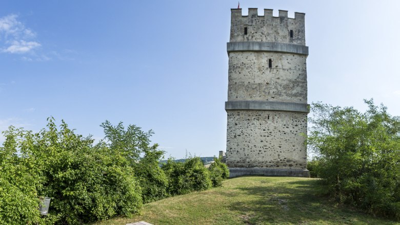Fire tower of the Kirchschlag castle ruins, &copy; Wiener Alpen, Franz Zwickl