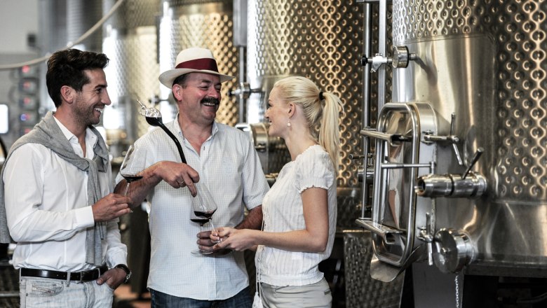 Wine tasting at the Netzl winery, &copy; Donau Nieder&ouml;sterreich, Steve Haider