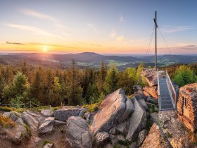 Sonnenaufgang am Nebelstein, © Gemeinde Moorbad Harbach, Reinhard Podolsky