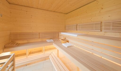 Sauna in the wellness pavilion, © Elisabeth Samek