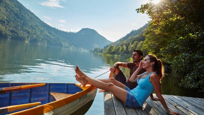Člnkovanie na jazere Lunzer See, © Niederösterreich Werbung/Michael Liebert
