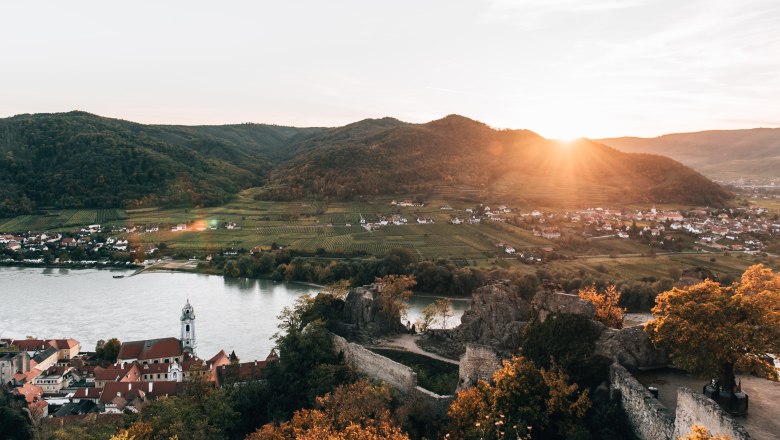 Výhľad zo zrúcaniny hradu Dürnstein, © Romeo Felsenreich