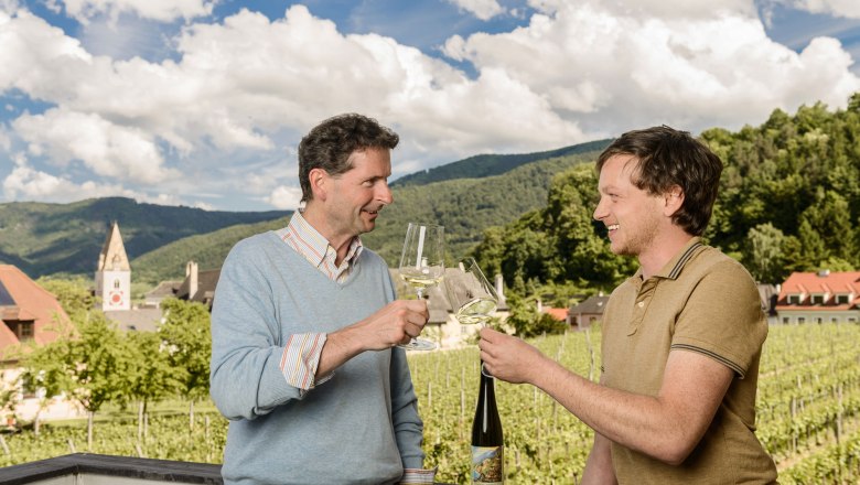 In conversation with the winemaker, © Rita Newman