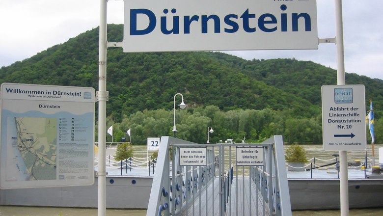 Schiffstation Dürnstein © BRANDNER Schiffahrt GmbH, © BRANDNER Schiffahrt GmbH