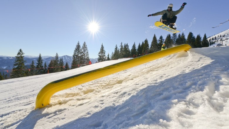 V zime je stredisko Gemeindealpe obľúbeným cieľom nadšencov zimných športov, © Bergbahnen Mitterbach