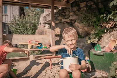 Time to play in the sand, &copy; Einkehrhof Poggau