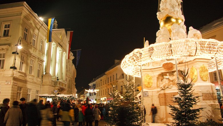 Jasno osvetlené: centrum mesta Baden počas predvianočného obdobia!, © GG Tourismus der Stadtgemeinde Baden