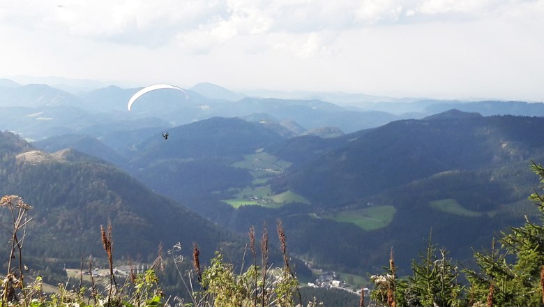 Paragliding on the &Ouml;tscher, &copy; Karas