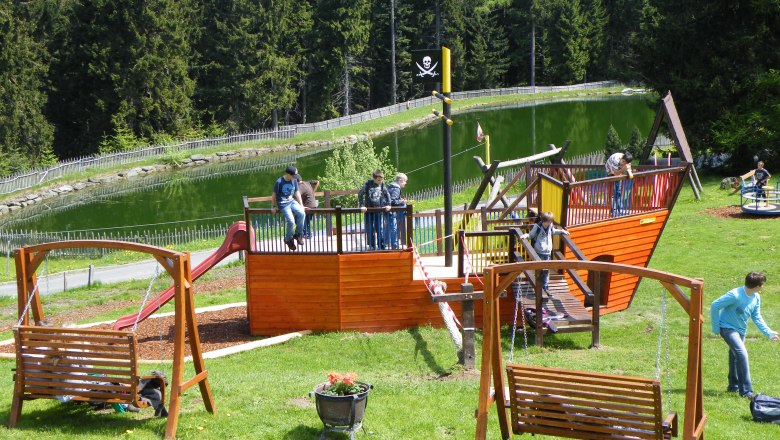 Lezenie v horolezeckom parku prináša radosť, © Alpengasthof Enzian