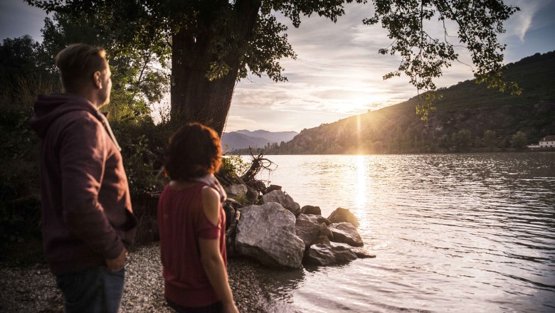 Sunset by the Danube, &copy; Daniela Matejschek
