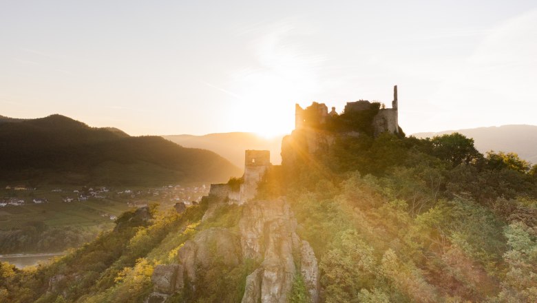 Zrúcanina hradu Dürnstein: klenot na Dunaji , © Donau NÖ / Robert Herbst
