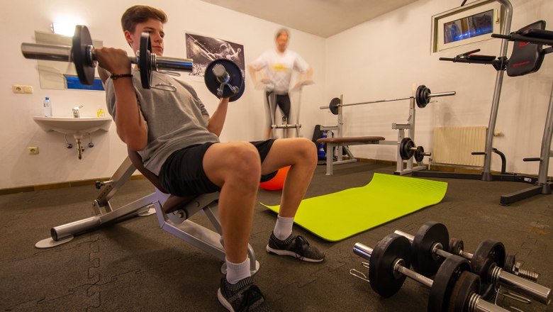 Fitness room, &copy; Hotel des Gl&uuml;cks