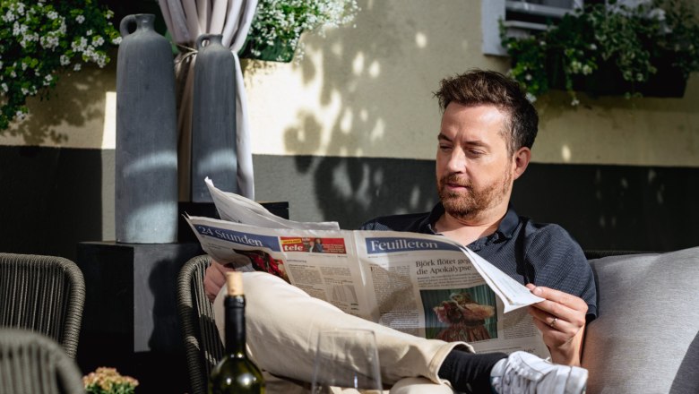 Guest garden at the Edelmann winery & guest room, &copy; Martina Siebenhandl