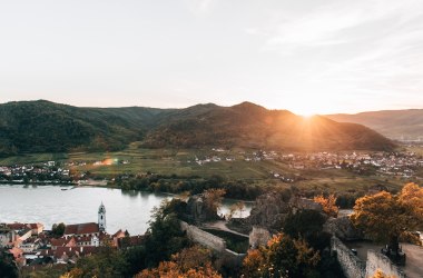 Výhľad zo zrúcaniny hradu Dürnstein, © Romeo Felsenreich