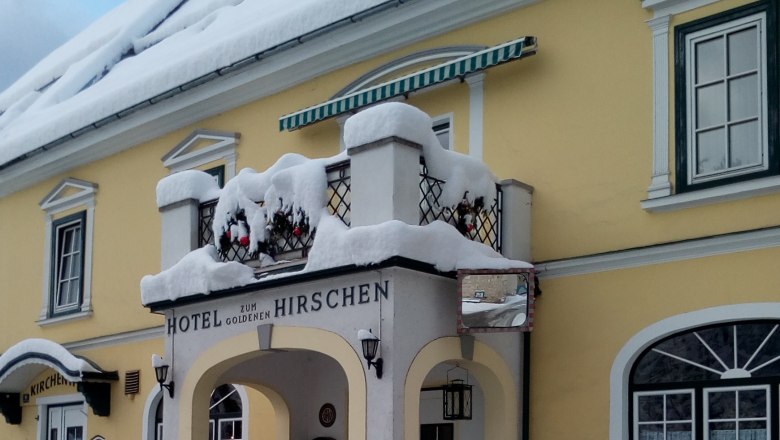 Hotel zum Goldenen Hirschen v zime, &copy; Hotel zum Goldenen Hirschen