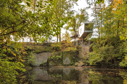 Prenocovanie v korunách stromov v domčeku na strome Baumhaus Lodge Schrems, © Klaus Fengler