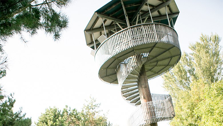 Lookout tower at the Viehofner lakes, © schwarz-koenig.at