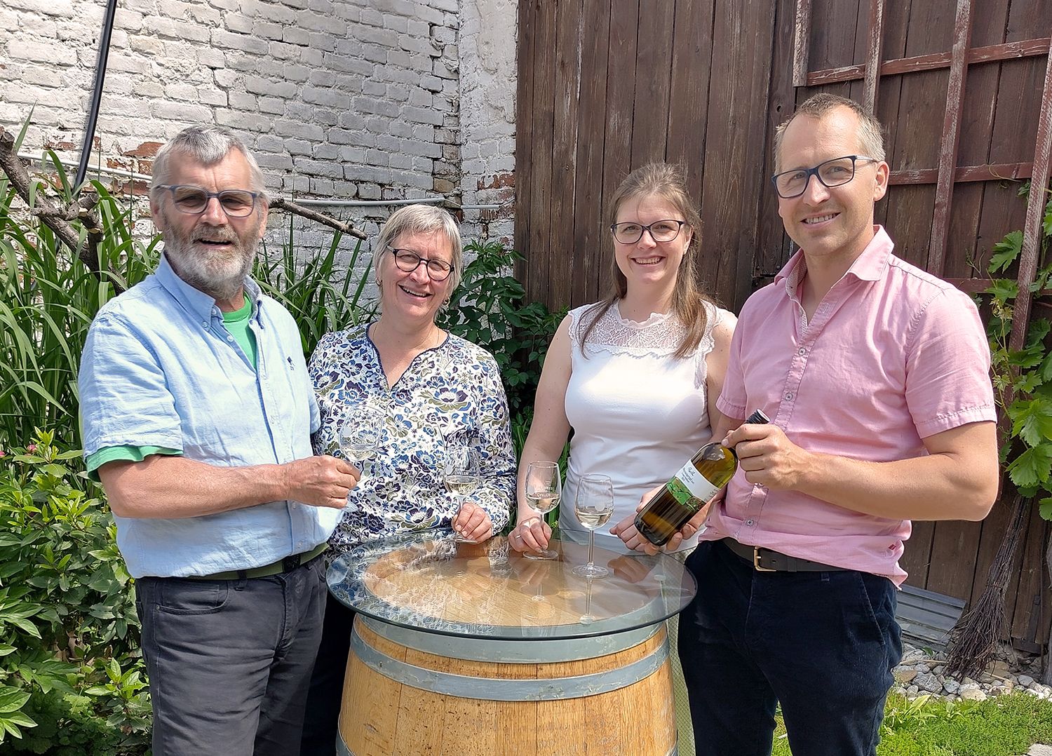 Rudi, Hilde, Maria a Thomas Parth