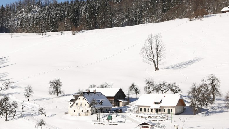 Almgasthaus Rehberg in winter, © d.schwarz-koenig