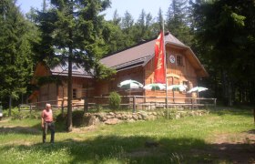 Gföhlberghütte im Sommer, © Gföhlberghütte