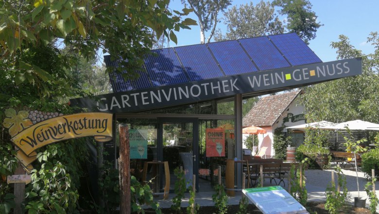 Vinotéka v záhradách GARTEN TULLN, © Weingut Koch