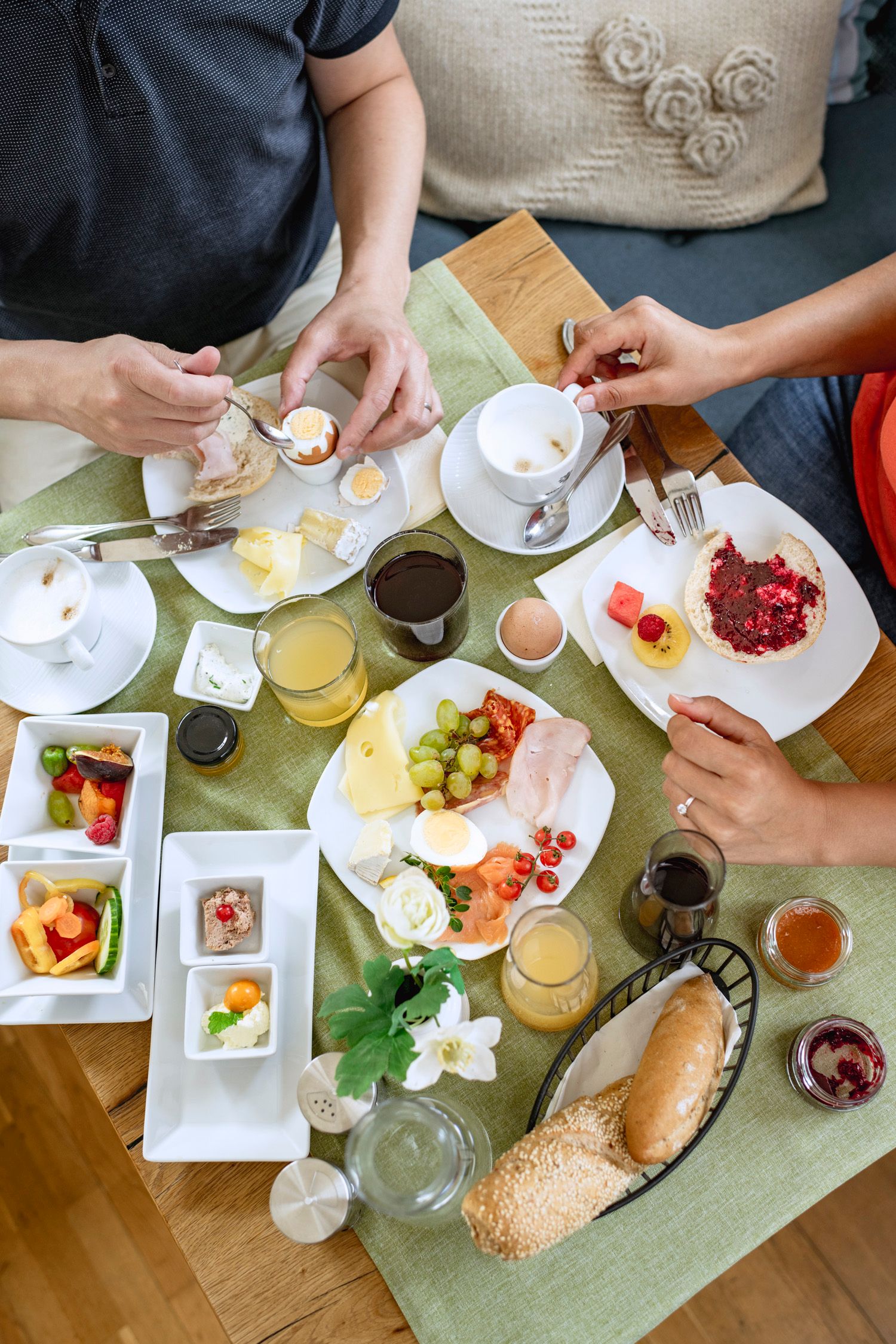 Raňajky Vinárstvo a izby pre hostí Edelmann