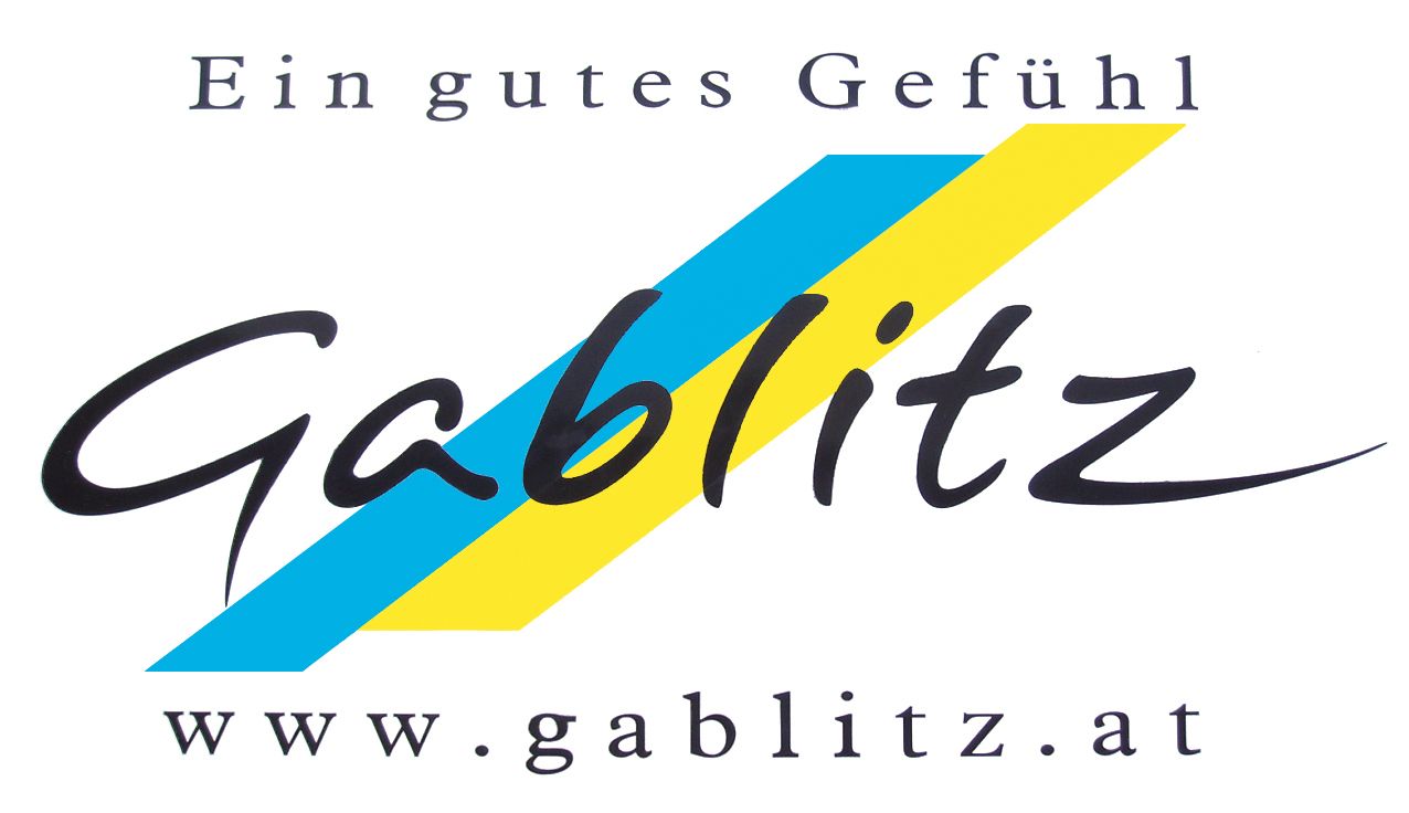 Logo spoločnosti Gablitz so sloganom "A good feeling".