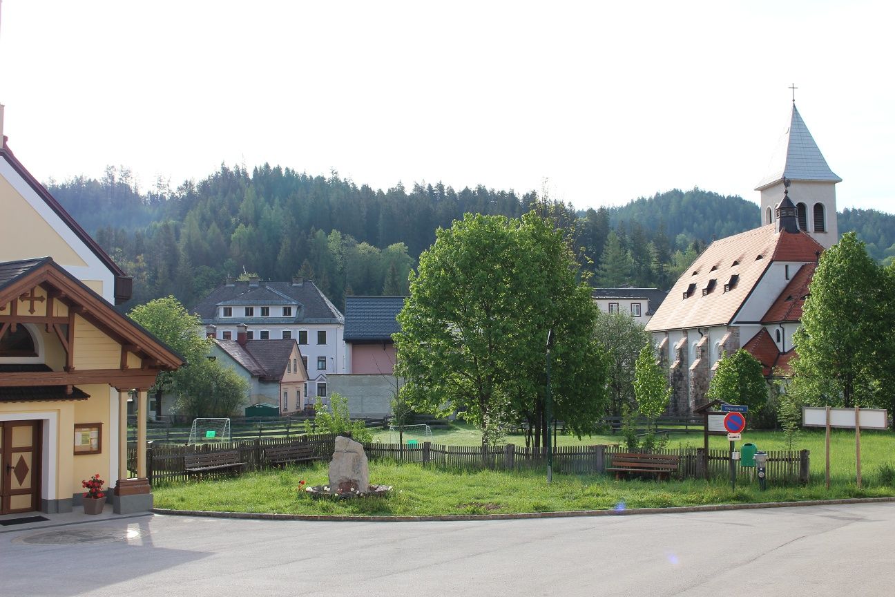 Námestie obce Mitterbach