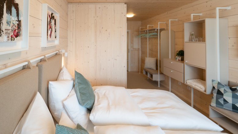 Double room with wooden construction, &copy; freilich / IsaBella Fritsche
