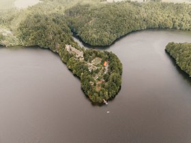 Abk&uuml;hlung, Stausee Dobra, Ruine Dobra, Waldviertel, &copy; Foto by Patrick Wasshuber | CC-BY 4.0